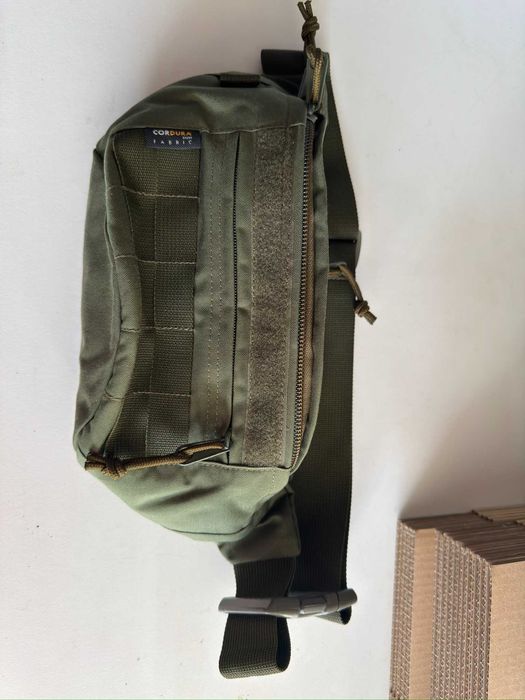nerka saszetka biodrowa zielona cordura