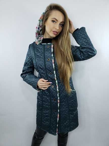 демосезоный двухстороний женский плащ