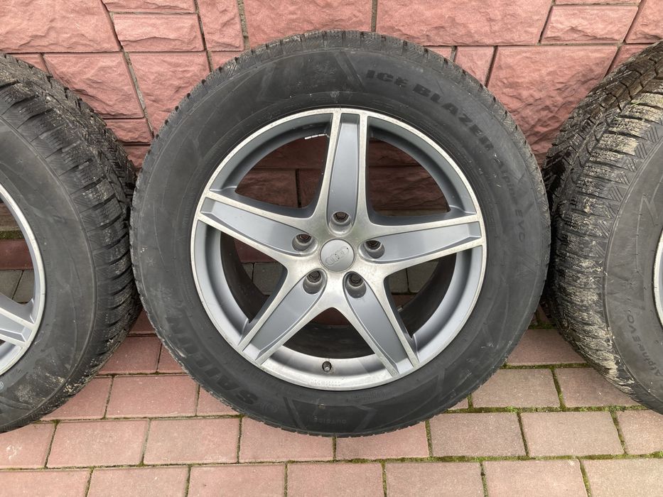 Alufelgi RONAL Germany R18, 5x130 + Opony ZIMOWE 255/55 Rexton Audi