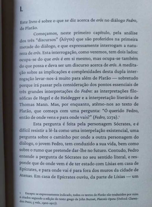 Três Discursos sobre Eros; Meditação sobre o Fedro de Platão - João Constâncio