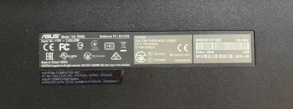 Laptop ASUS X540LJ | i5 | 4GB RAM | SSD + HDD | Stan bardzo dobry