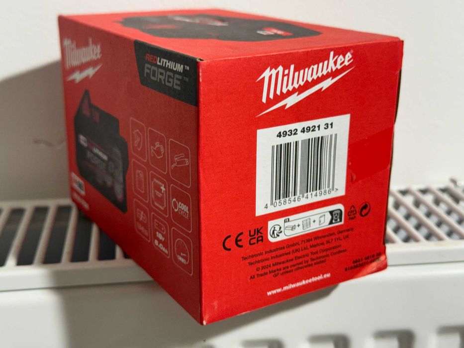 Nowy oryginalny akumulator bateria MILWAUKEE FORGE M18FB8 18V 8.0Ah