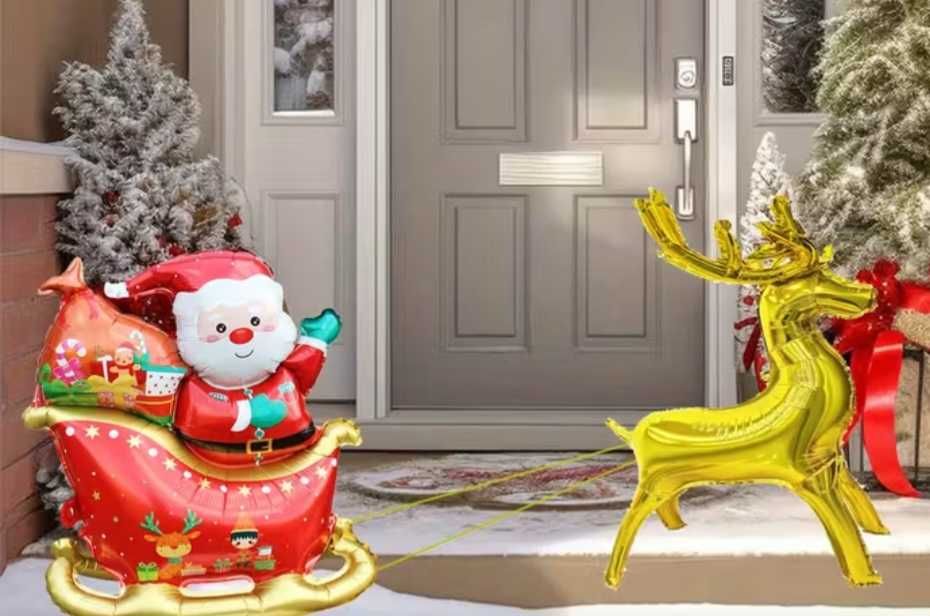 Фольговані новорічні іграшки