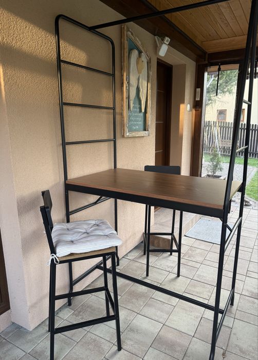 stół barowy IKEA HÅVERUD plus 2 krzesła barowe