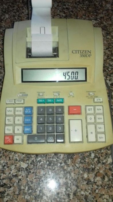 Registadora citizen 350 dp.
