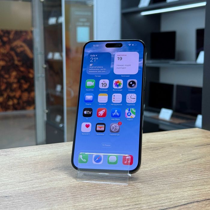 iPhone 15 ProMax  256Gb | E sim | Battery 84% | Black Titanium | 15461SV
