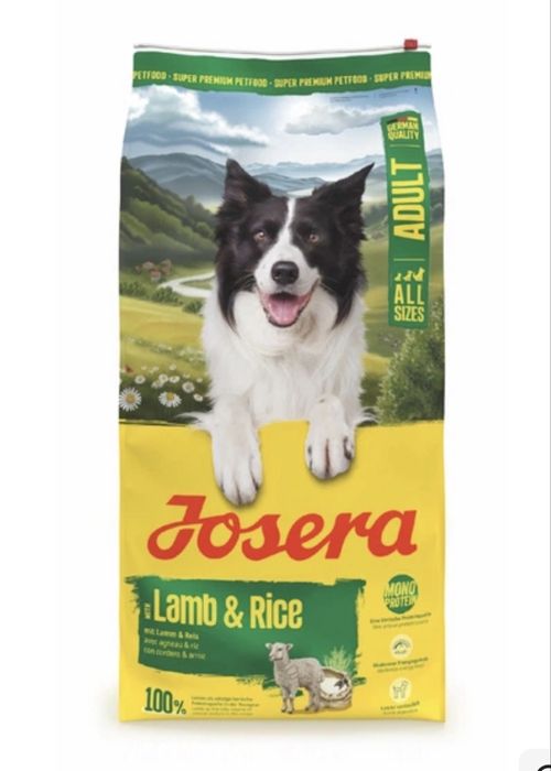 Сухий корм Josera Lamb & Rice Adult для собак з ягням та рисом 12,5 кг