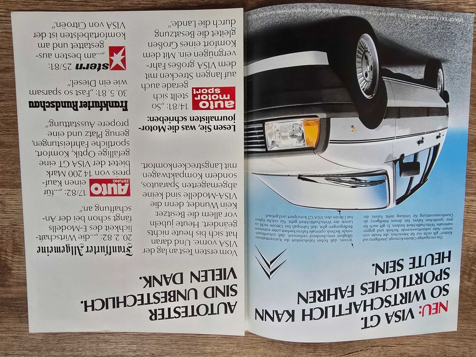 Prospekt Citroen Visa GT
