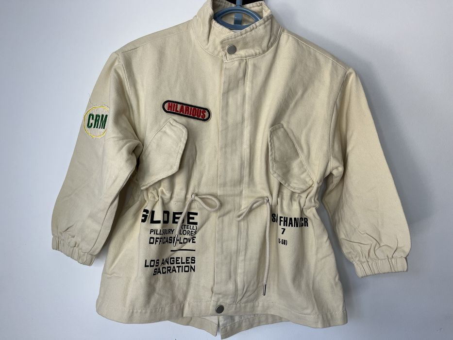 Gabardina menino 130, bege