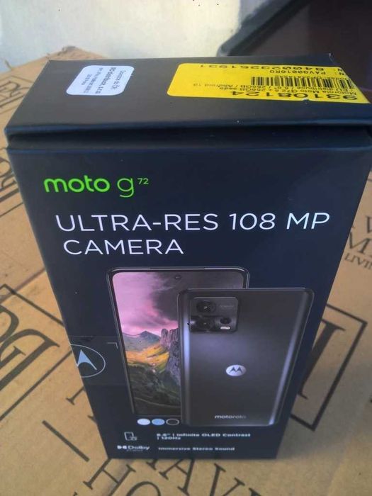 Nowa G72 8/256G AMOLED-6.6"120Hz 8x2.2GHz 108Mp HDR+ NFC 5000mA Gw.2L