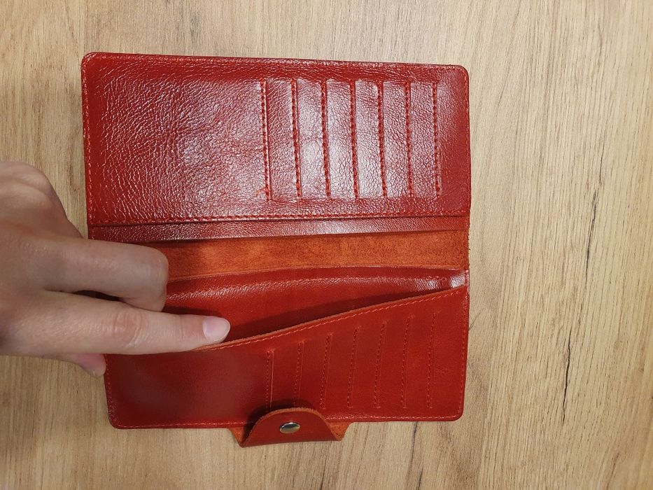 Жіночий шкіряний гаманець Shvigel українського виробника.