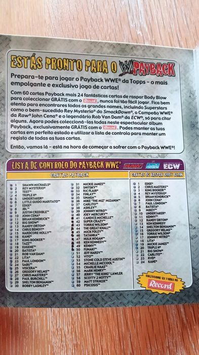 Cartas Payback (record)