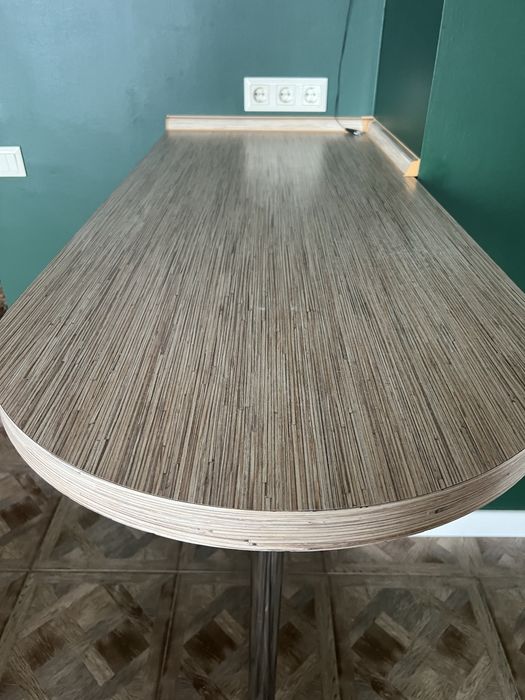 барний стіл/стільниця/столешня з опорами/ніжками