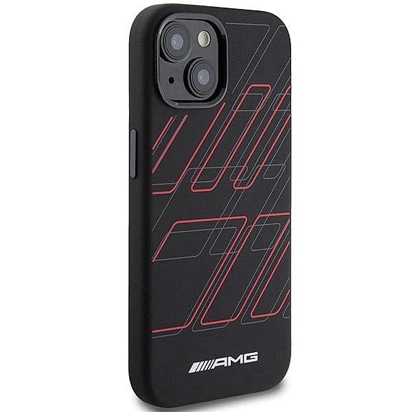 Etui AMG Silicone Large Rhombuses Pattern MagSafe na iPhone 15 / 14 /