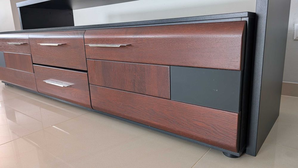 Szafka RTV + Komoda - Meble Szynaka seria VIEVIEN PRESTIGE LINE