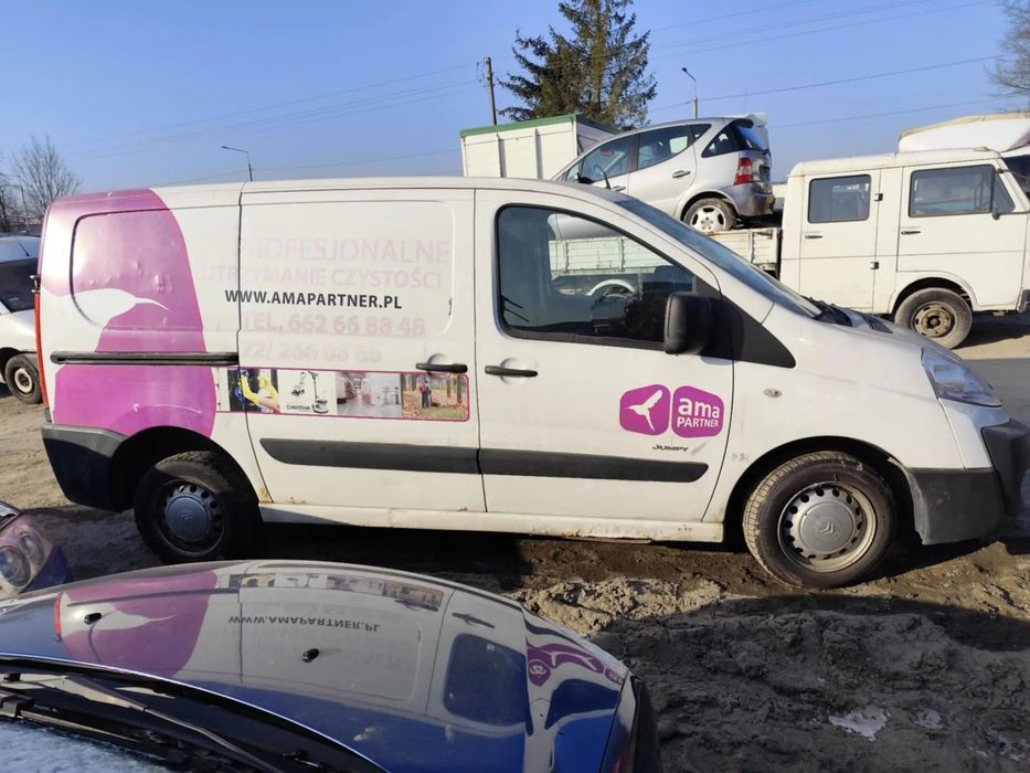 citroen jumpy II silnik 9HU 1.6 HDI skrzynia sanki belka przód tył wahacz zacisk zwrotnica