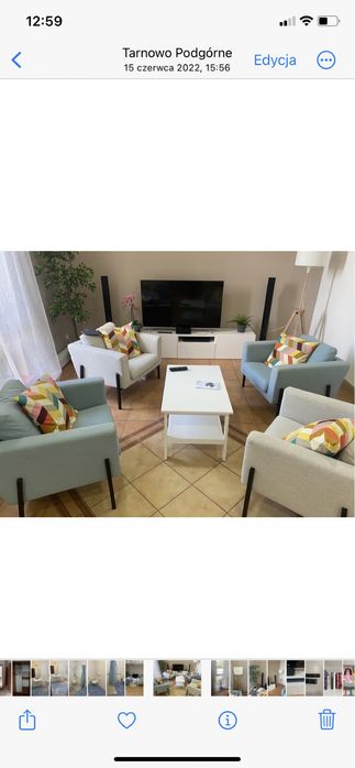 Fotel Koarp, Ikea z zdejmowanym pokryciem