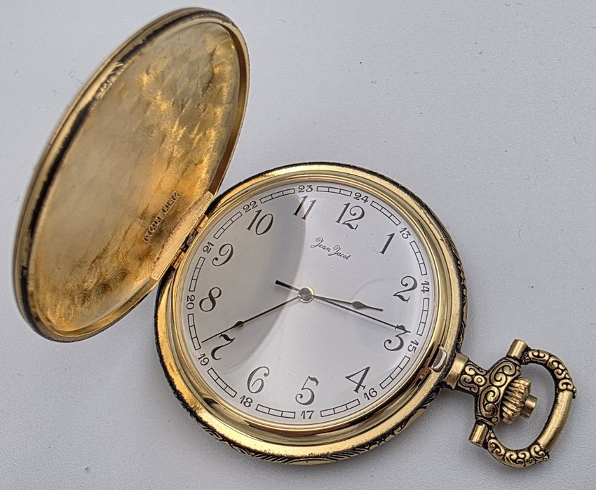 Zegarek Jean Jacot kieszonkowy nakręcany mechaniczny