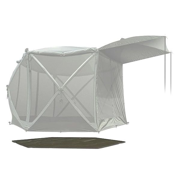 Nowy Solar SP 6-HUB Cube Shelter + nowa podłoga Solar Heavy Duty Groundsheet + podpórki Solar.
