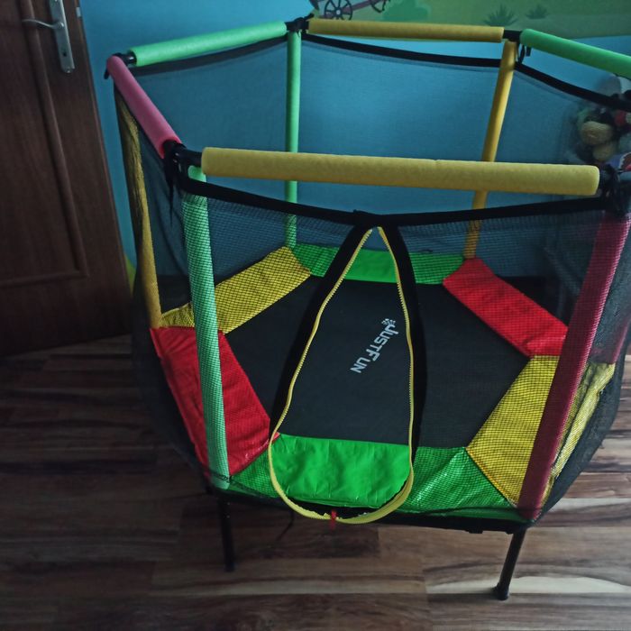 Trampolina "Kojec" 140cm Hexagonal COLORFULL JustFun