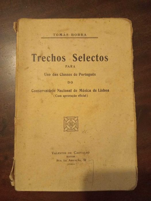 Tomás Borba – Trechos Selectos – Conservatório Nacional – 1924
