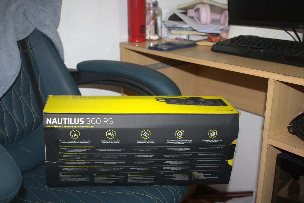 Water Cooler CPU Corsair Nautilus 360 RS 360mm Preto