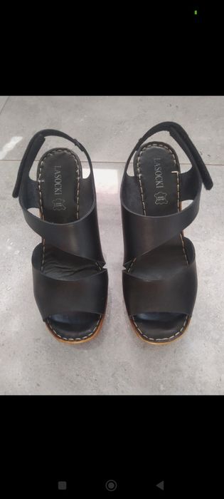 Sandały buty na koturnie Lasocki 38