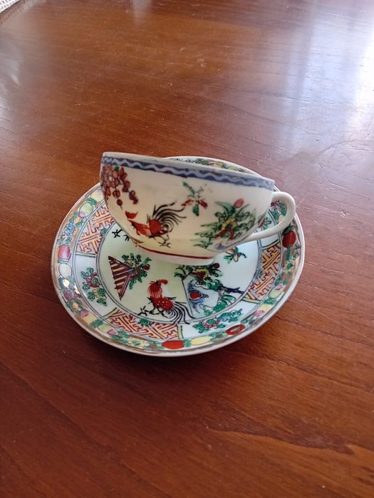 Conjunto de chá porcelana de Macau