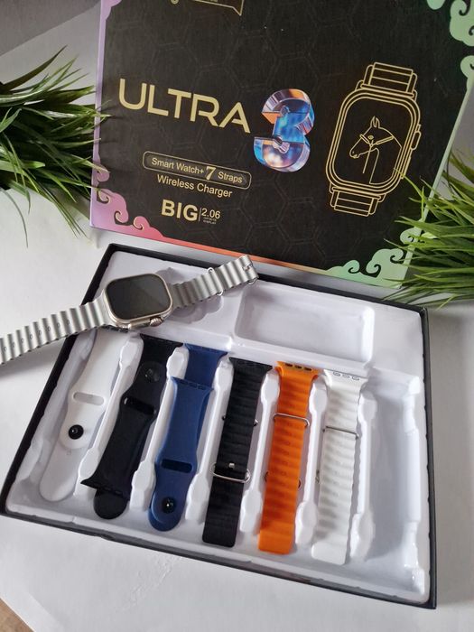 Watch ultra 3, 7 pasków komplet
