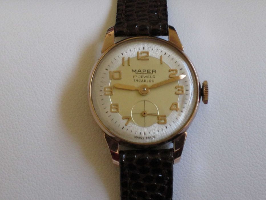 MAPER Relogio SH Antigo Corda Swiss Made