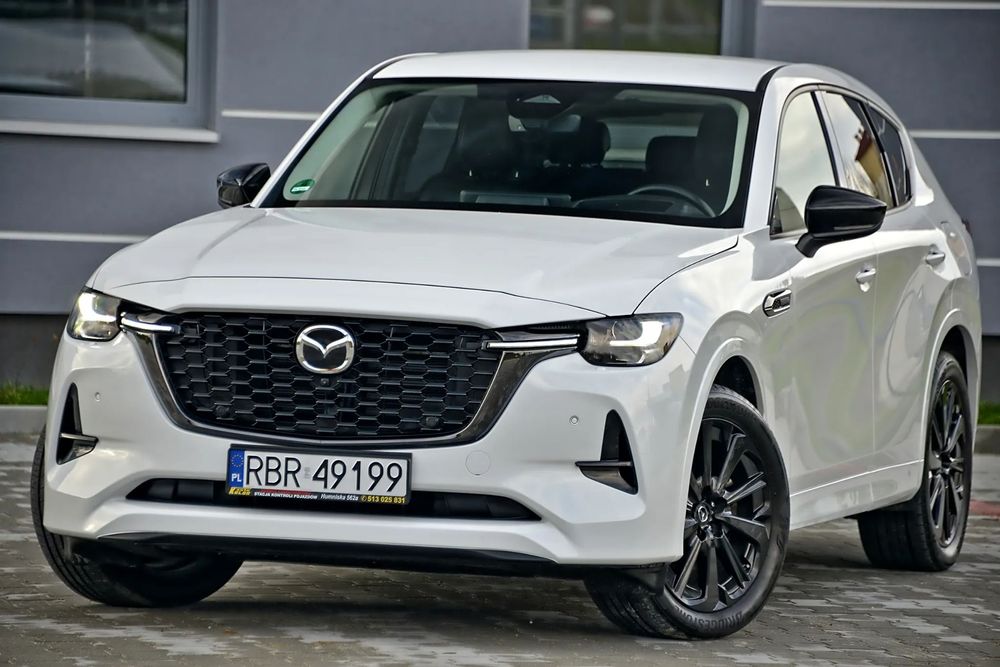 Mazda CX-60 3.3 Diesel Hybrid 254KM AWD 4x4 Biała perła Kamera 360° Head Up Radar