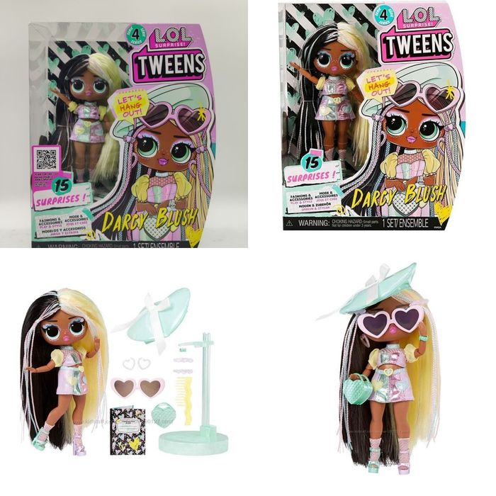 Лялька LOL ЛОЛ OMG Neonlicious,Tweens Darcy Blush,Lady Braids,Ali Danc