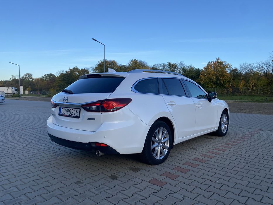 Mazda 6 2.2d 2014 Biala Perla Automat