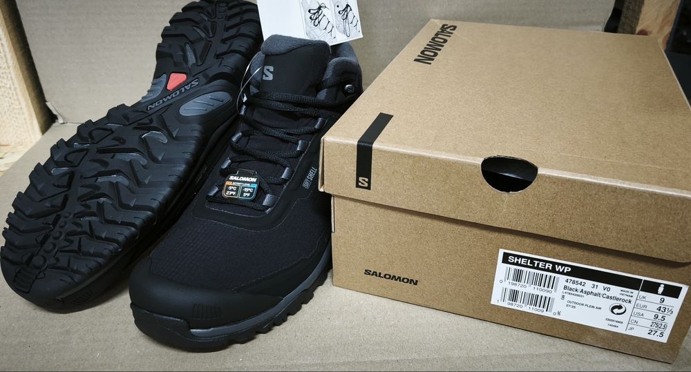 Salomon SHELTER CS WP 478542 кросівки ботінки черевики ЗИМА до -15