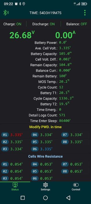Lifepo4 АКБ 24в 105ач з платою БМС