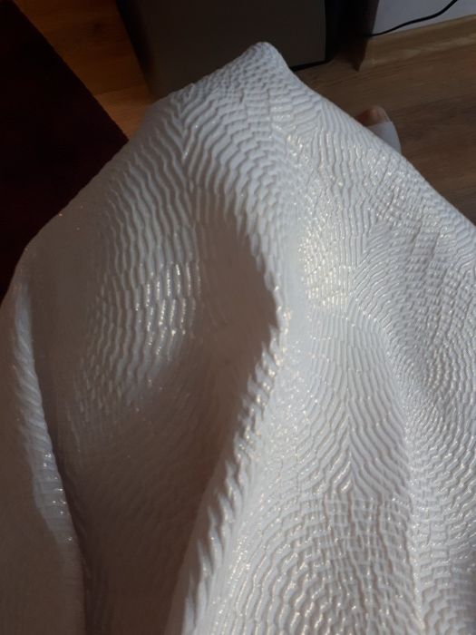 Kremowa, dziewczęca sukienka M