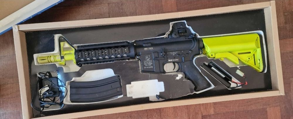 M4A1 CQB Airsoft Full Metal – Como Nova (usada 2x)