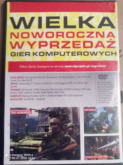 Two Worlds + Ten Hammers + Tycoon City New York PL – DVD PC (CD-Action