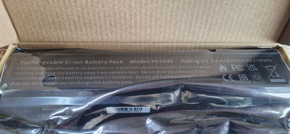 Bateria do laptopa 5200 mAh 11,1 V Model: PA3399