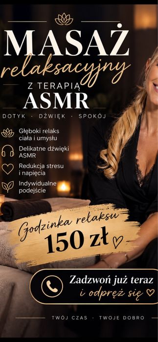 Masaz relaks/asmr