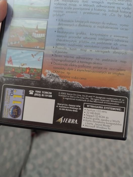 Red Baron 3D gra CD rom