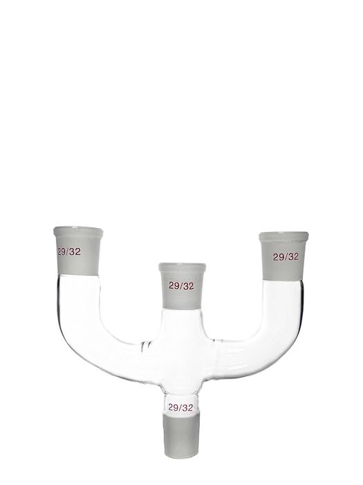 Стеклянный переходник, адаптер,  аллонж, конус