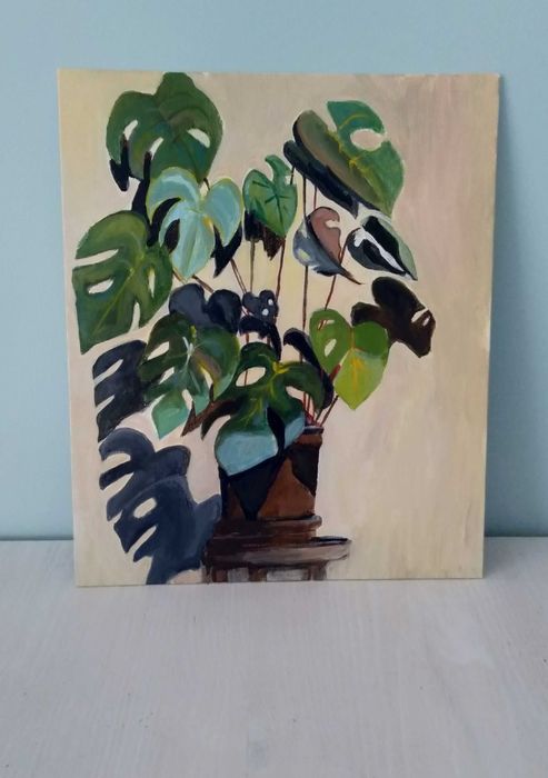 Monstera. Obraz akrylowy