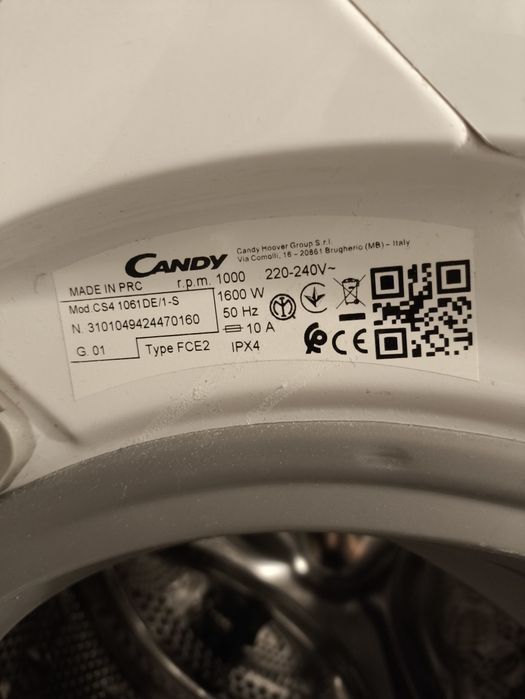 Pralka Candy cs4 1061de/1-s