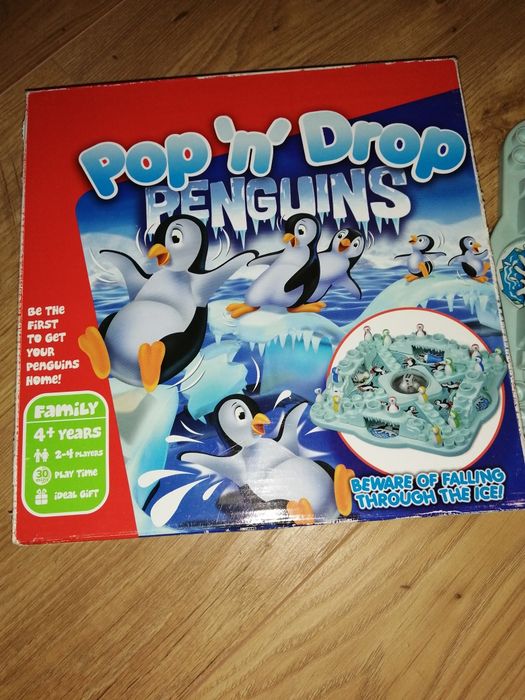 Gra planszowa wpadajace pingwiny
