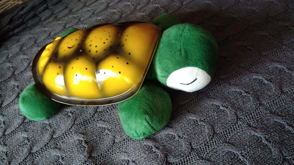 Lampka projektor żółw nowa