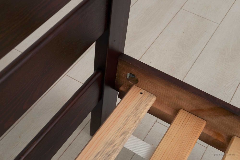 Кровать из дерева односпальная Рич 80х190см массив дерева