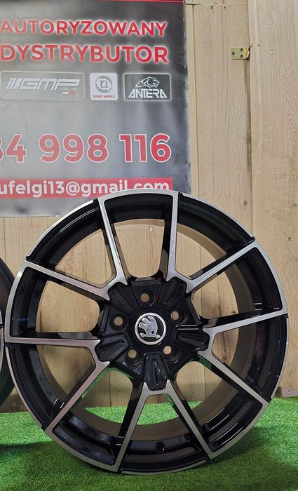 NOWE Alufelgi SKODA 17x5x100 - Fabia.Kamiq,Praktik,Rapid,Scala