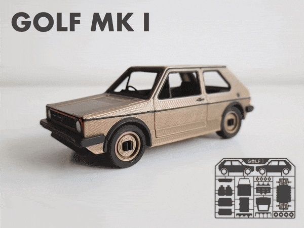 VW Golf I, model do samodzielnego złożenia