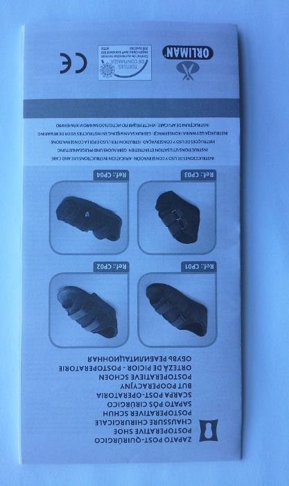 Sapato Pós-Cirúrgico